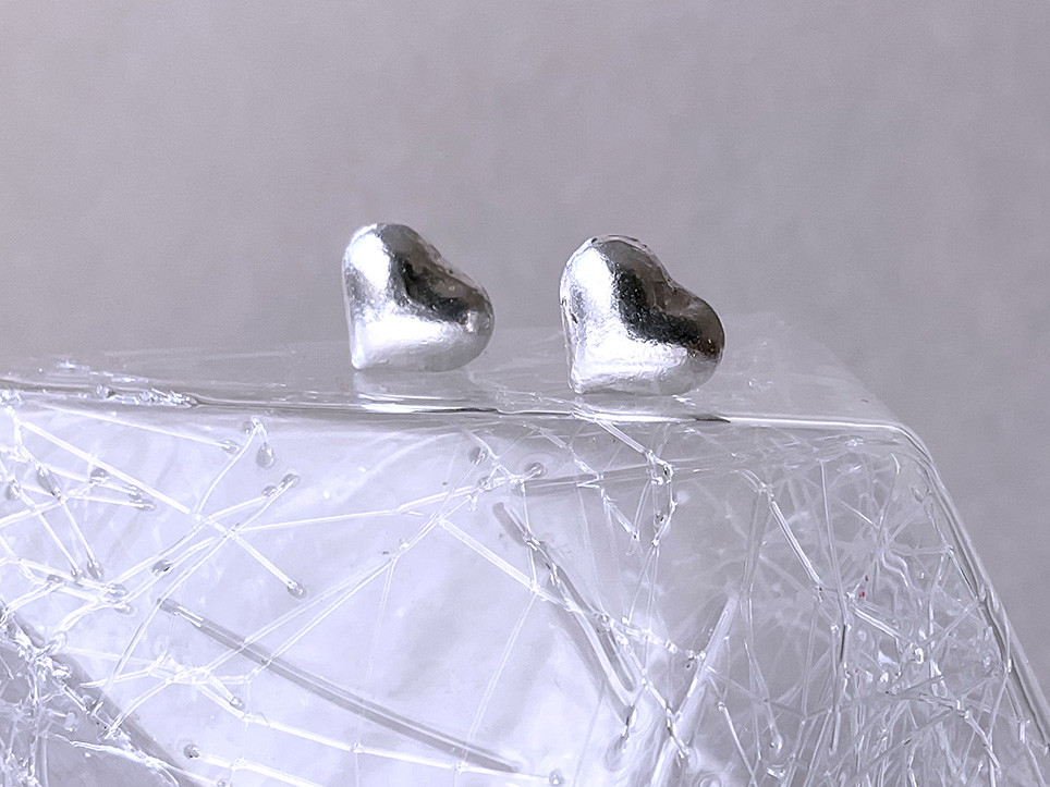 【 silver950 】pullea sydän ／ ピアス