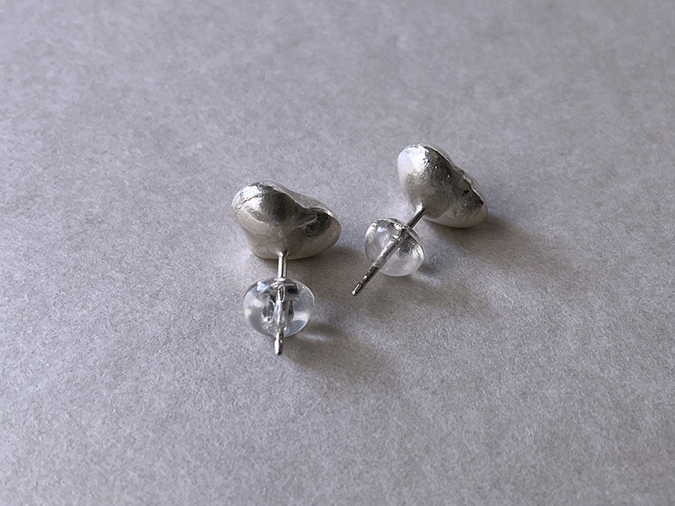 【 silver950 】pullea sydän ／ ピアス