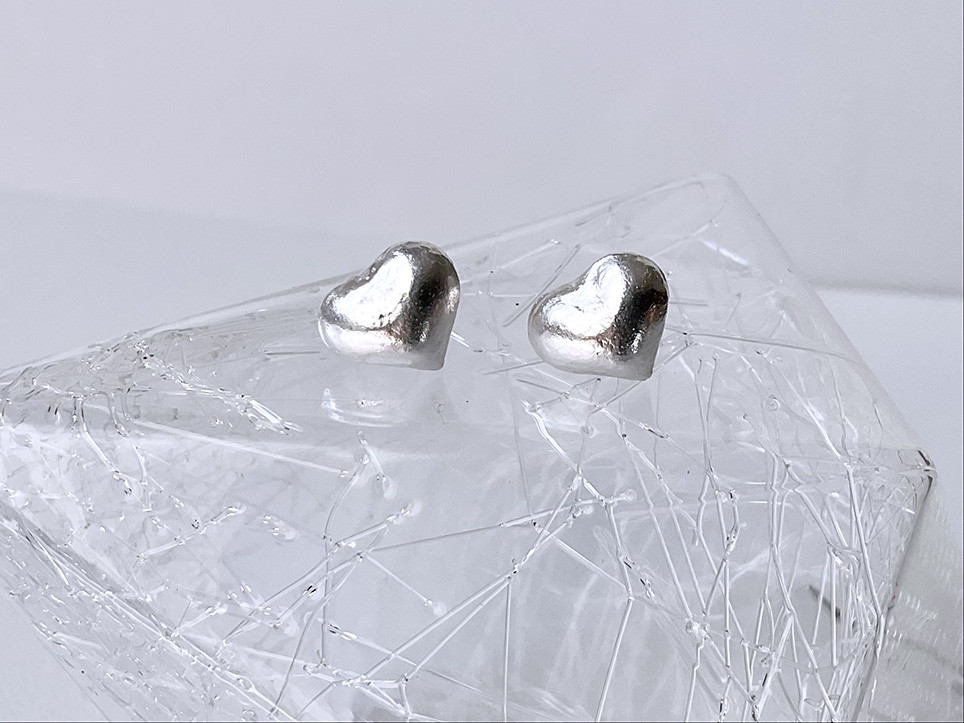 【 silver950 】pullea sydän ／ ピアス