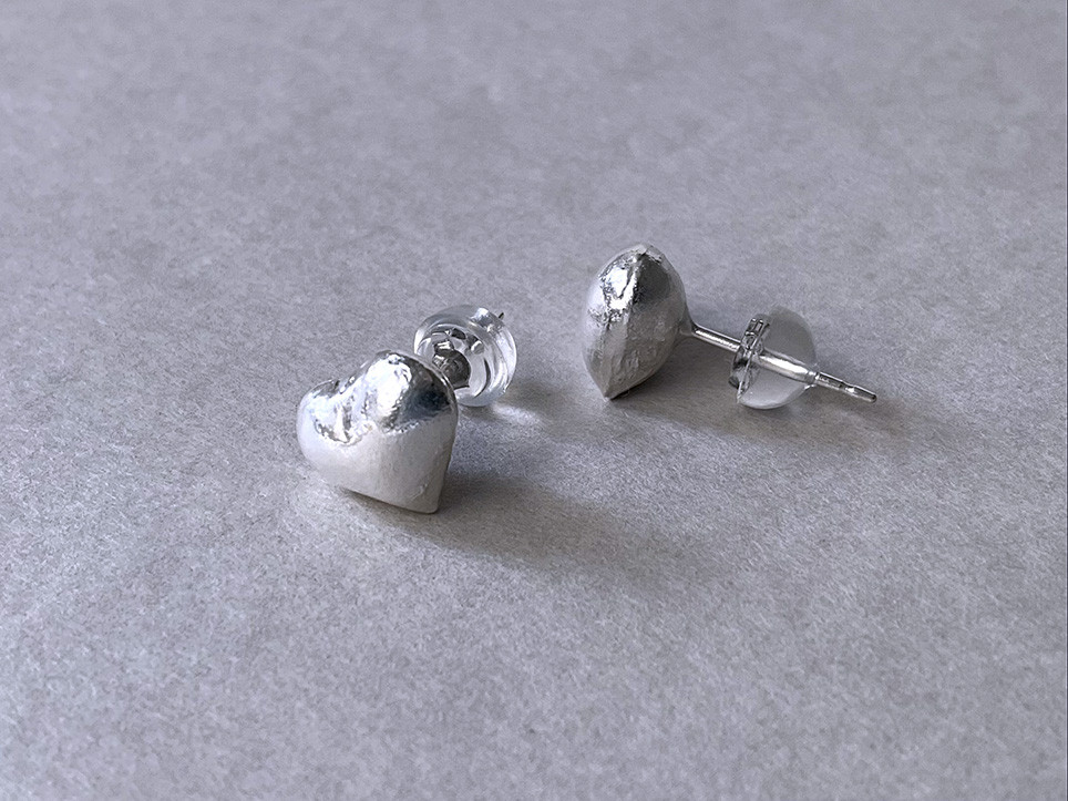 【 silver950 】pullea sydän ／ ピアス