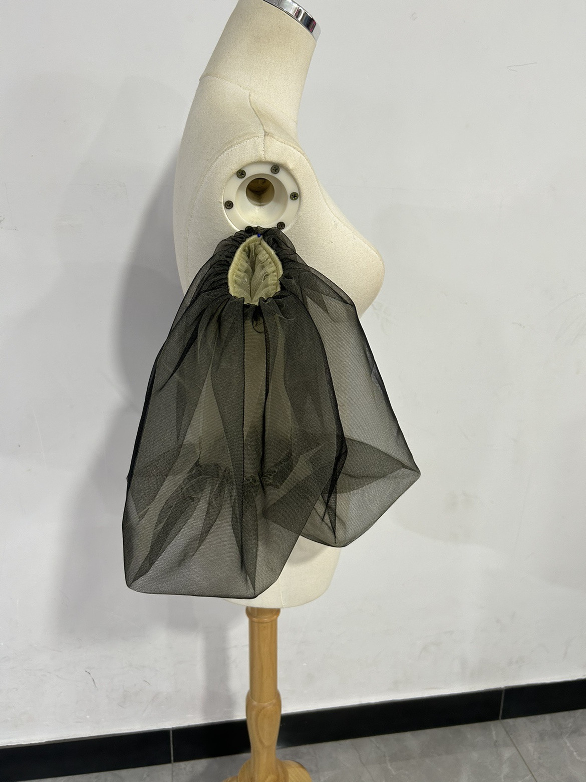 ソフトチュール 2取り外し袖  ショルダーの付け袖 パフスリーブ オーダー可能 二の腕を隠せるお袖