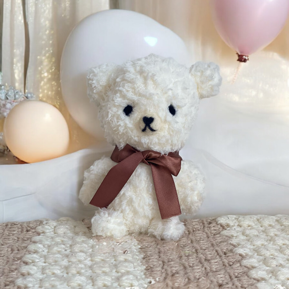 ＊ふわもこくまぐるみ＊Sサイズ 1枚目の画像