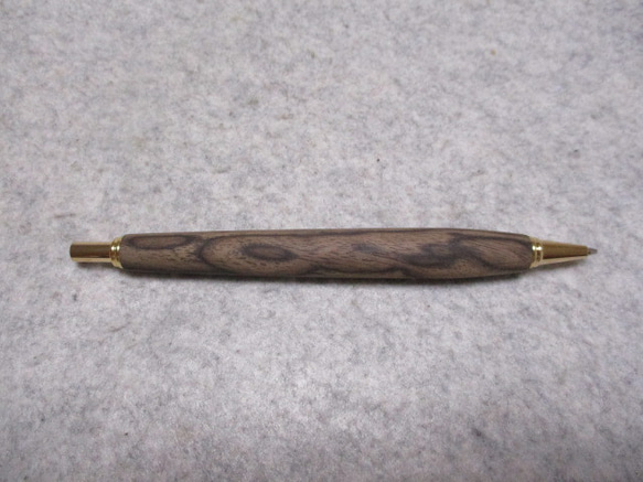 黒柿孔雀杢　黒金具　シャーペン0.5mm 黒柿孔雀杢 黒金具 シャーペン0.5mm