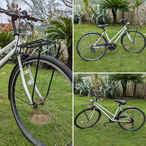 おしゃれなママチャリ 中古 6段式ギア付き 26インチ自転車 カスタム