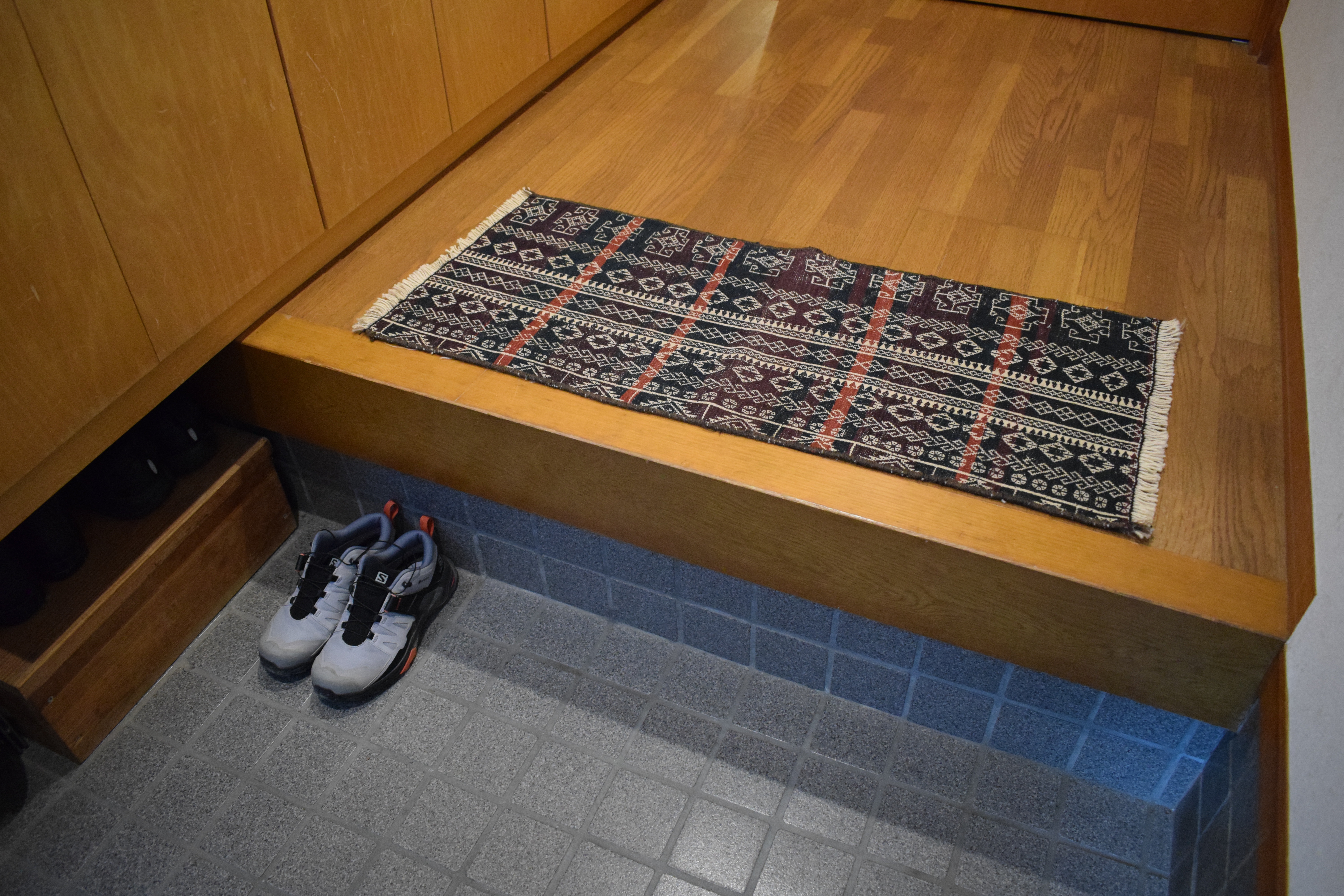 オールドキリム　玄関マット　ススタニバルーチ