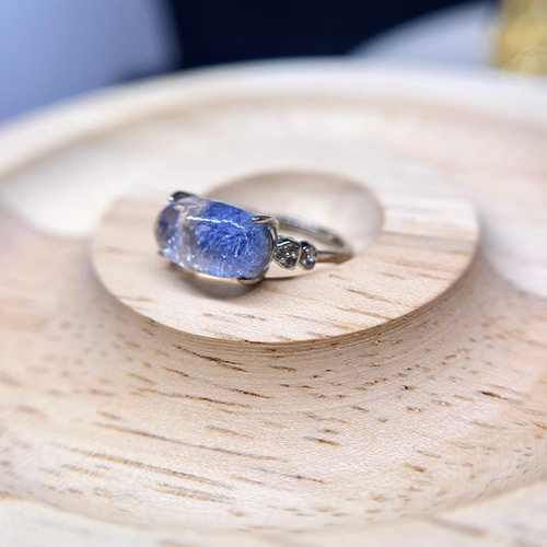 天然無処理 デュモルチェライト リング No311 指輪・リング 天然石屋