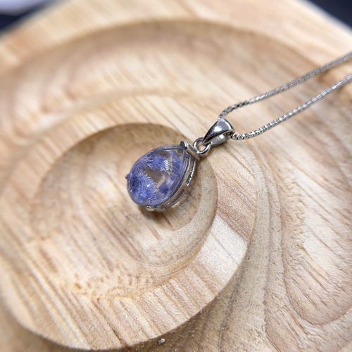 天然無処理 デュモルチェライト ペンダント No588 ネックレス  