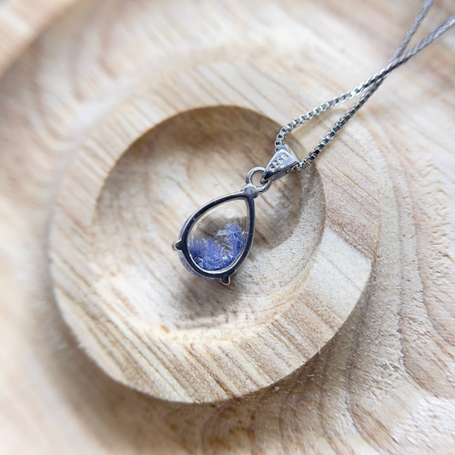 天然無処理 デュモルチェライト ペンダント No588 ネックレス  