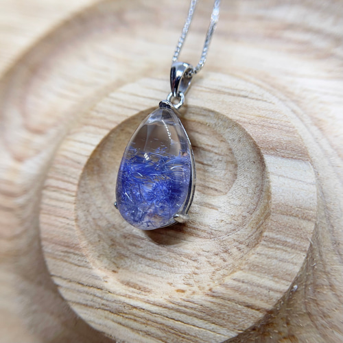 天然無処理 デュモルチェライト ペンダント No888 ネックレス  