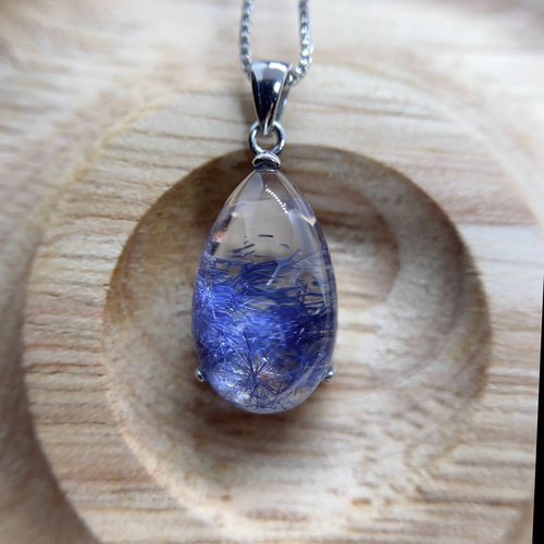 天然無処理 デュモルチェライト ペンダント No888 ネックレス  