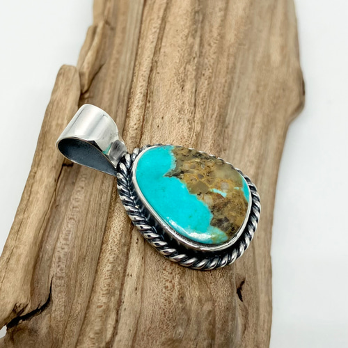 ビズビー ターコイズ トルコ石 シルバー ネックレス ペンダント