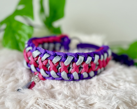 オーダーメイド パラコード首輪#11 小型犬、中型犬、大型犬、超大型犬