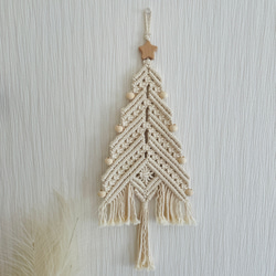 マクラメタペストリー♡re生成り タペストリー・壁掛け mii 通販