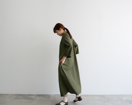 freckle seoul 百 オープン リボン ドレス 青 freckle back open  