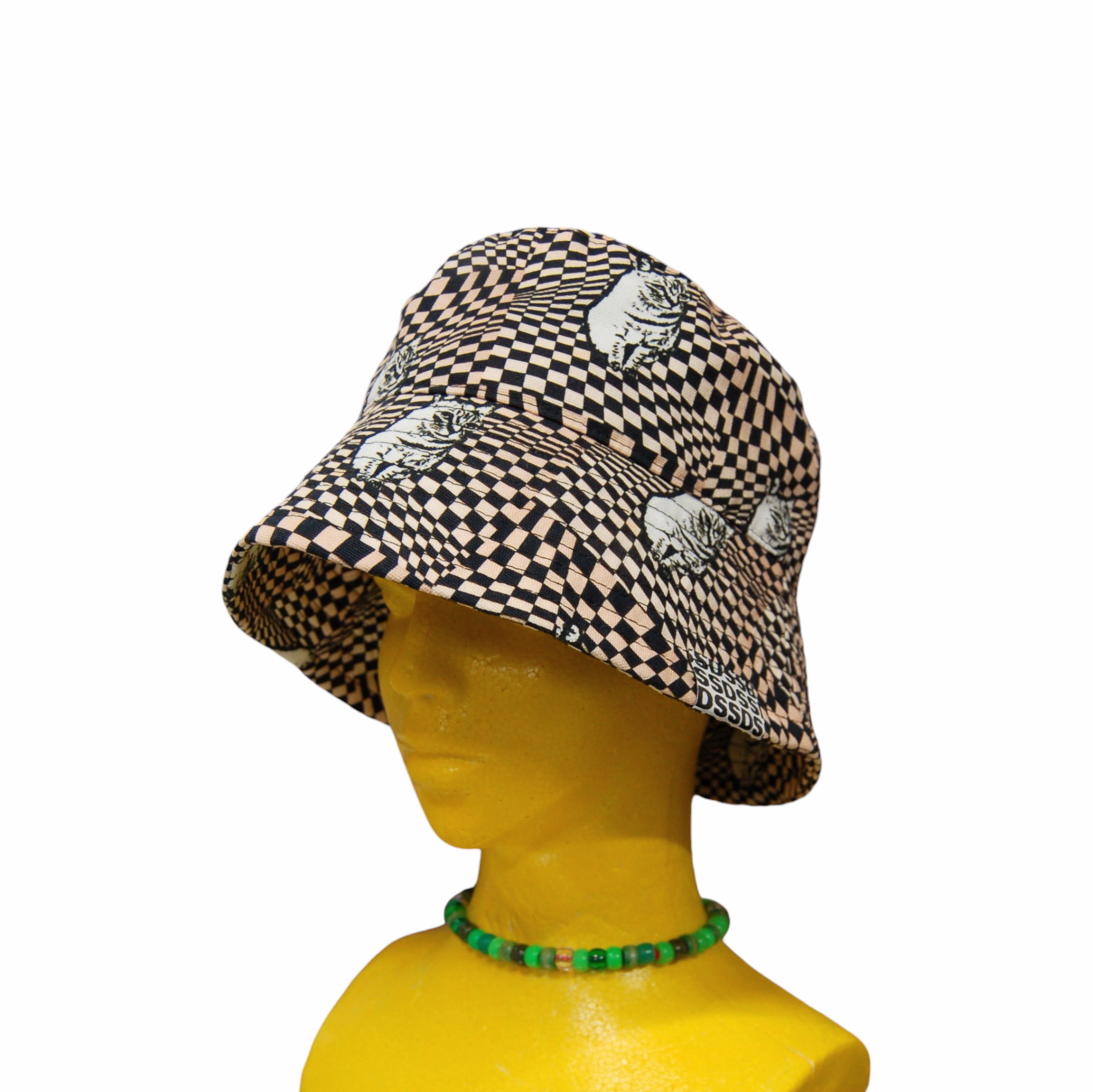 SSDcat　wavychecker　コットン　バケットハット