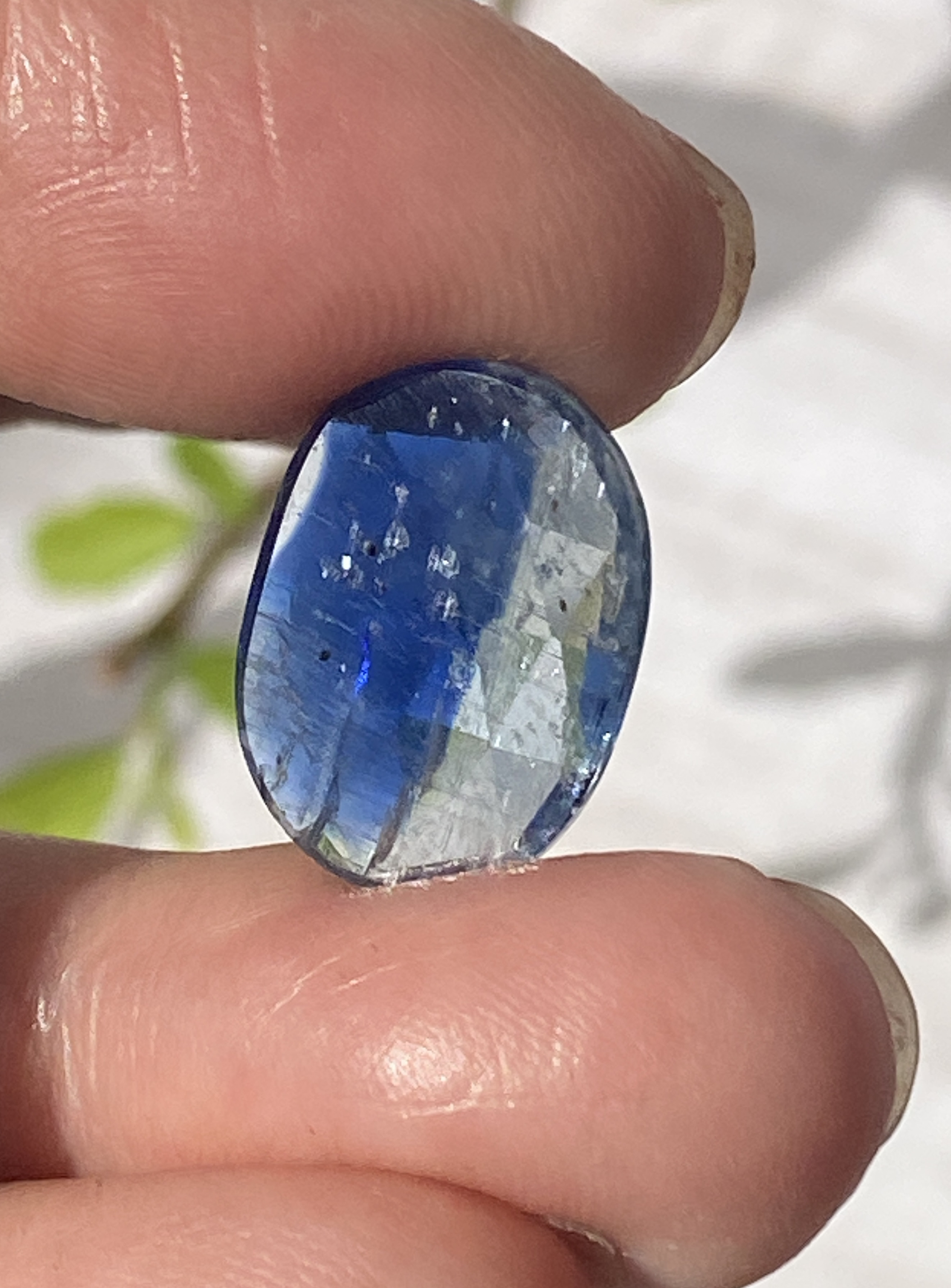 カイヤナイトinクォーツ♢バイカラー カイヤナイト ブルーカイヤナイト 08 天然石 天然色