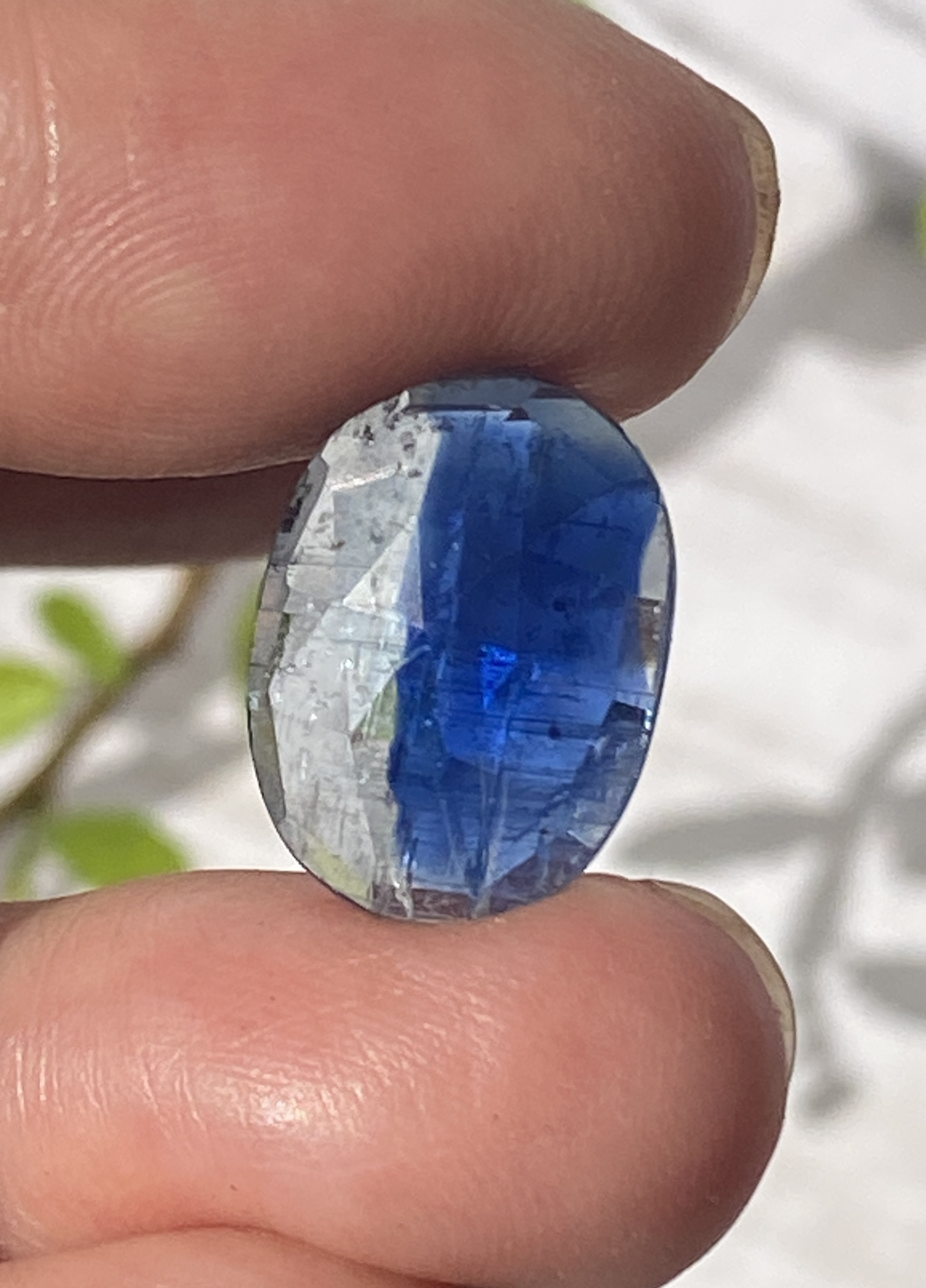 カイヤナイトinクォーツ♢バイカラー カイヤナイト ブルーカイヤナイト 08 天然石 天然色