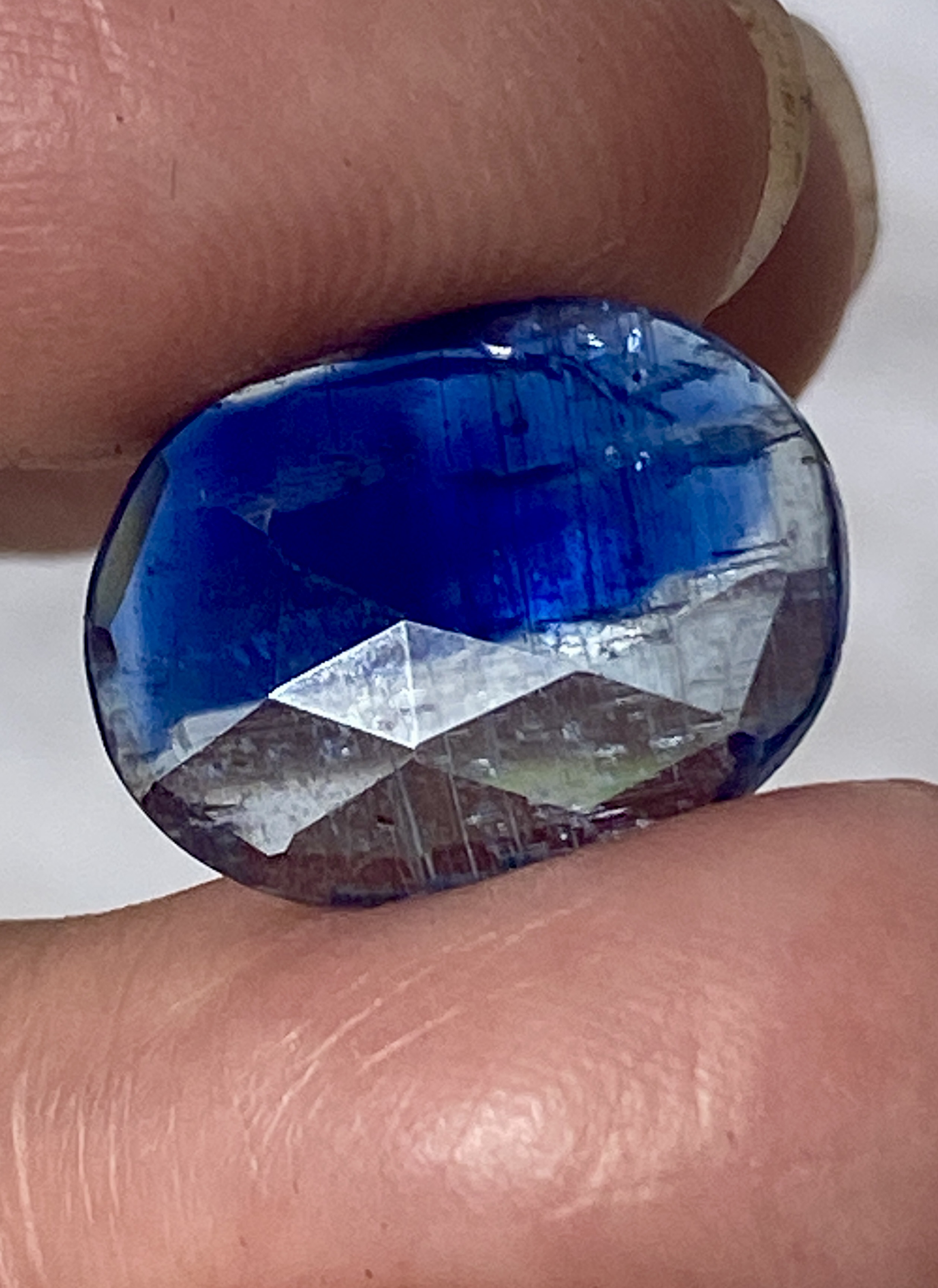 カイヤナイトinクォーツ♢バイカラー カイヤナイト ブルーカイヤナイト 08 天然石 天然色