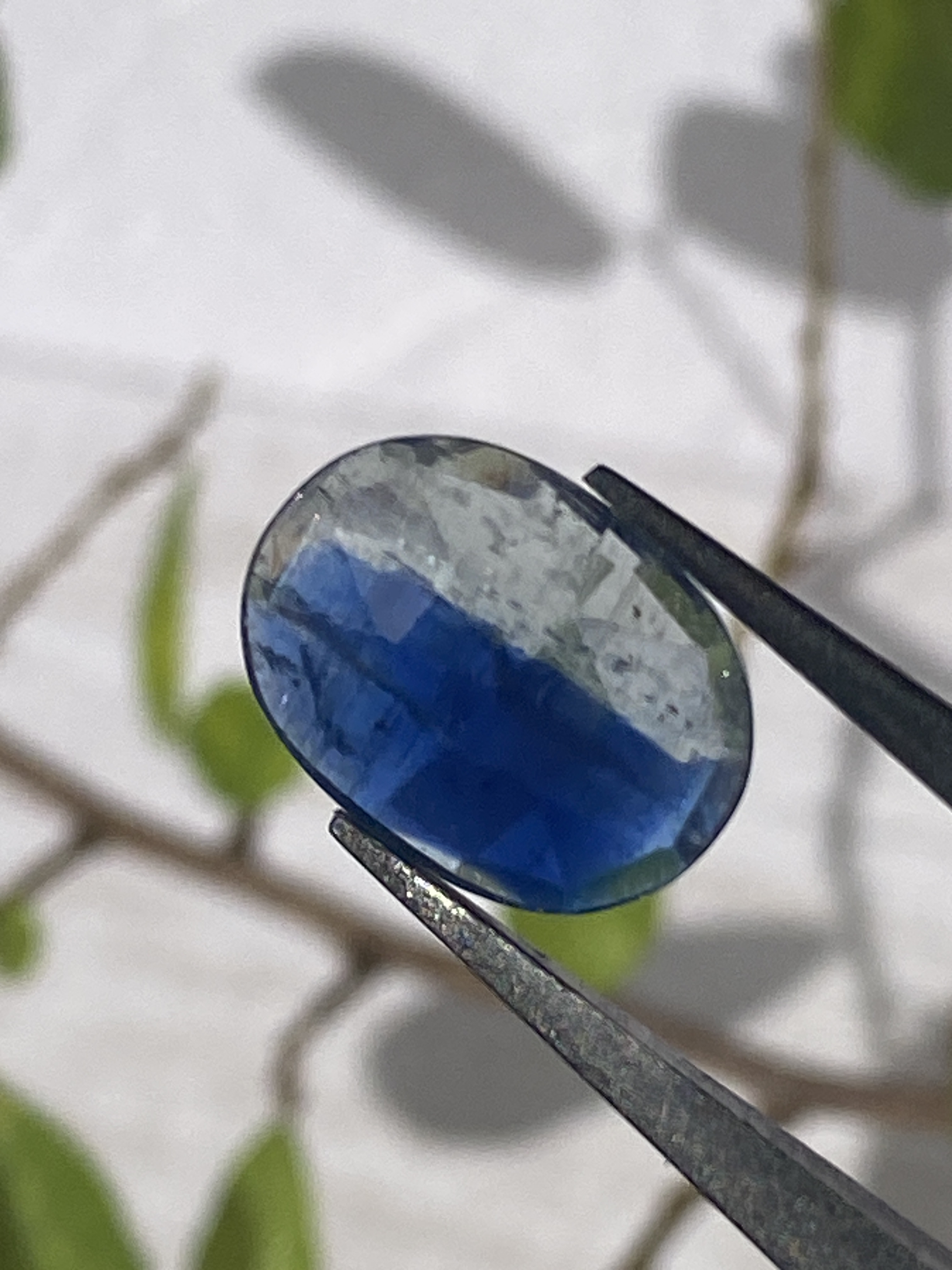 カイヤナイトinクォーツ♢バイカラー カイヤナイト ブルーカイヤナイト 08 天然石 天然色