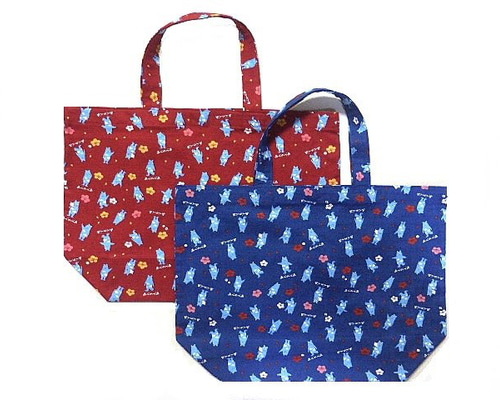 あべのハルカス あべのべあ（ブルーorレッド）大容量 エコバッグ