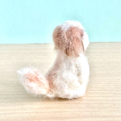 いつでもいっしょ♪ ふわふわ羊毛フェルトのちいさなシーズー【受注