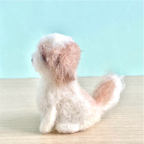 いつでもいっしょ♪ ふわふわ羊毛フェルトのちいさなシーズー ギフト