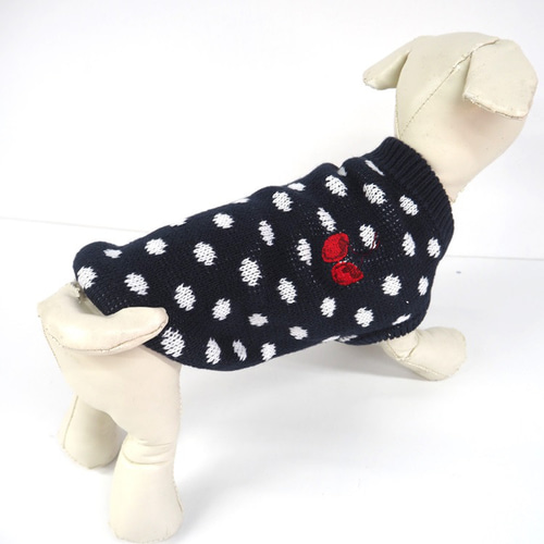 セーター ニット 冬 グレー ネイビー トップス ドックウェア 犬 服 犬