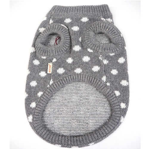セーター ニット 冬 グレー ネイビー トップス ドックウェア 犬 服 犬