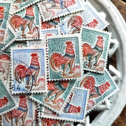 ドイツ古切手（ポストホルン）12枚【Deutschland】DA-STE144 包装紙