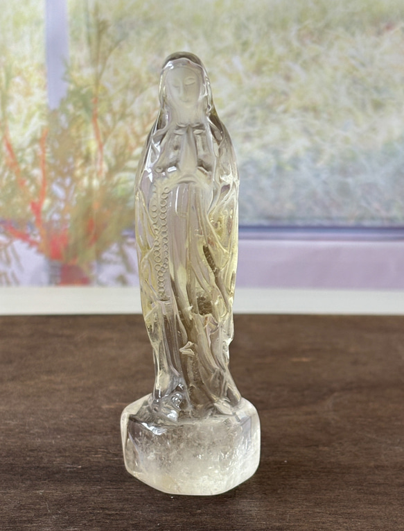 ✰✰希少　高品質✰✰　高品質　シトリン　マリア様　カービング ♡希少 高品質♡ 高品質 シトリン マリア様 カービング ♡♡レア彫り