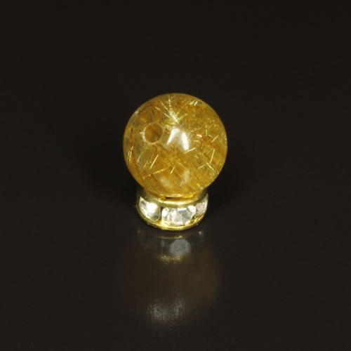 素敵な運を運んできてくれる】7ミリ 一点物 粒売り ゴールド キャッツ