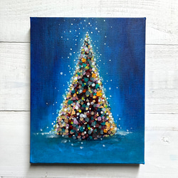 天使のクリスマス 絵画アート原画 パステル画 天使のクリスマス 絵画