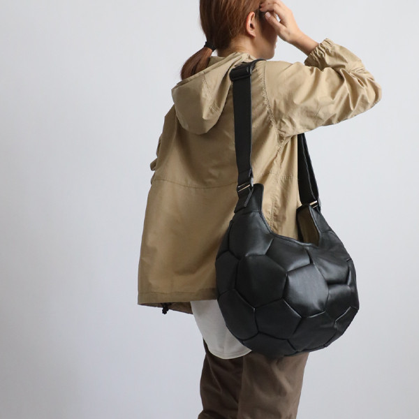 meer. TIE LEATHER BALL BAG レザーボールバッグ レディース