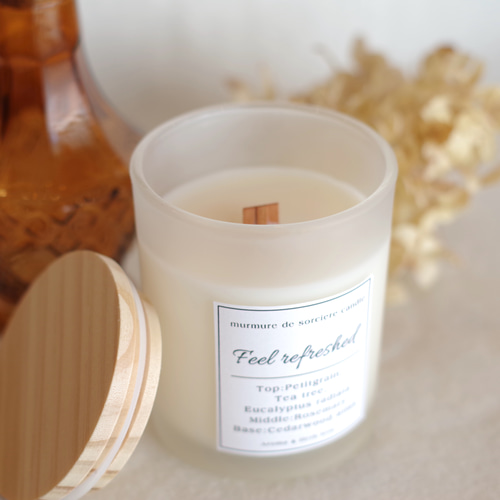 精油を贅沢に60滴使用したキャンドル】集めたくなる5種類の香り