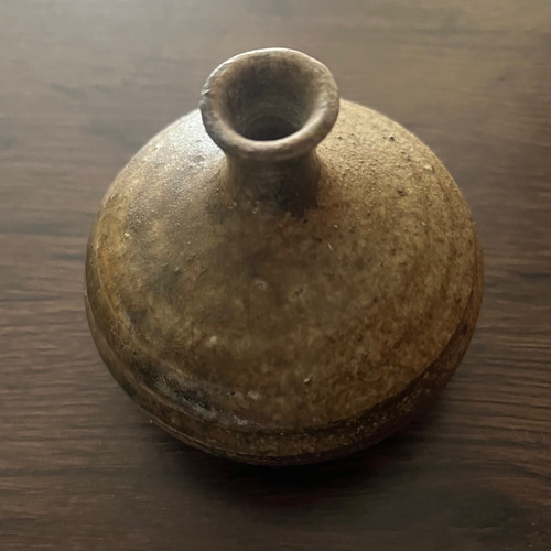 信楽焼 油壺 直径8cm×高さ10cm 星野享斉 作 一輪挿し・花瓶