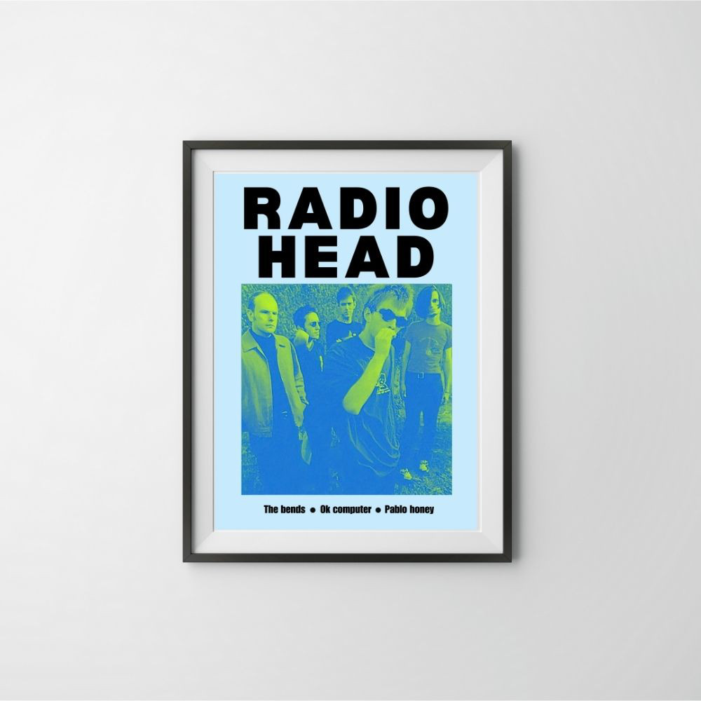 福袋・半額ポスター - クリーニング屋さん専用の通 RADIOHEAD バンドポスター ミュージシャン