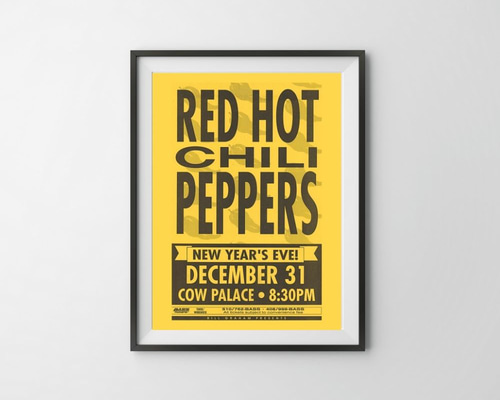 red hot chili peppers 非売品　ポスター　激レア 超希少80svtg◇red hot chili peppersレッチリ ポスター - メルカリ
