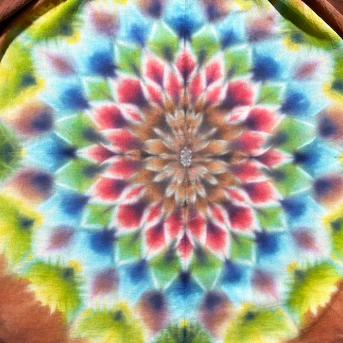 タイダイ染め　前開きワンピース　ムラ染め ブラック HD20-49 タイダイ染め 前開きワンピース ムラ染め ブラック HD20-49