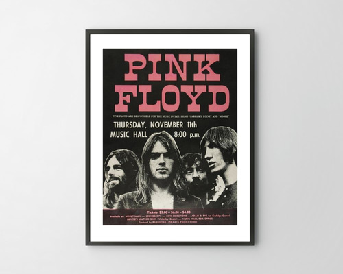 ピンク・フロイド販促用ポスター Pink Floyd（ピンク・フロイド） | 70年代ロック｜音楽アート ロック