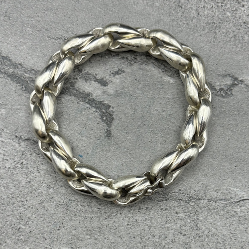 シルバーブレスレット シルバー925 12mm幅 ブレスレット RESHEM シルバーブレスレット シルバー925 12mm幅 ブレスレット RESHEM
