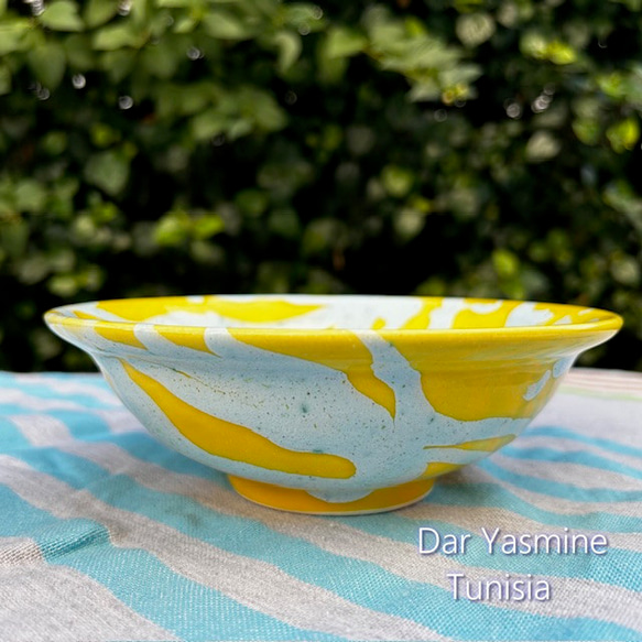 Hanenカラフル地中海陶器＊具だくさんたっぷりスープを飲もう ボウル