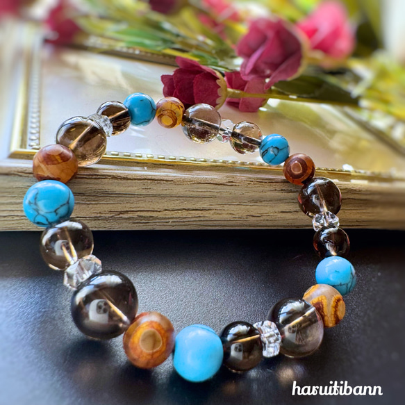 魔を避けてお守りに最適 天然石ブレスレット ユニセックス ペアでも