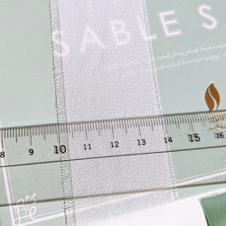 シフォンリボン くすみピンク 2m〜 リボン ふわふわ シフォン タッセル パーツ 6枚目の画像