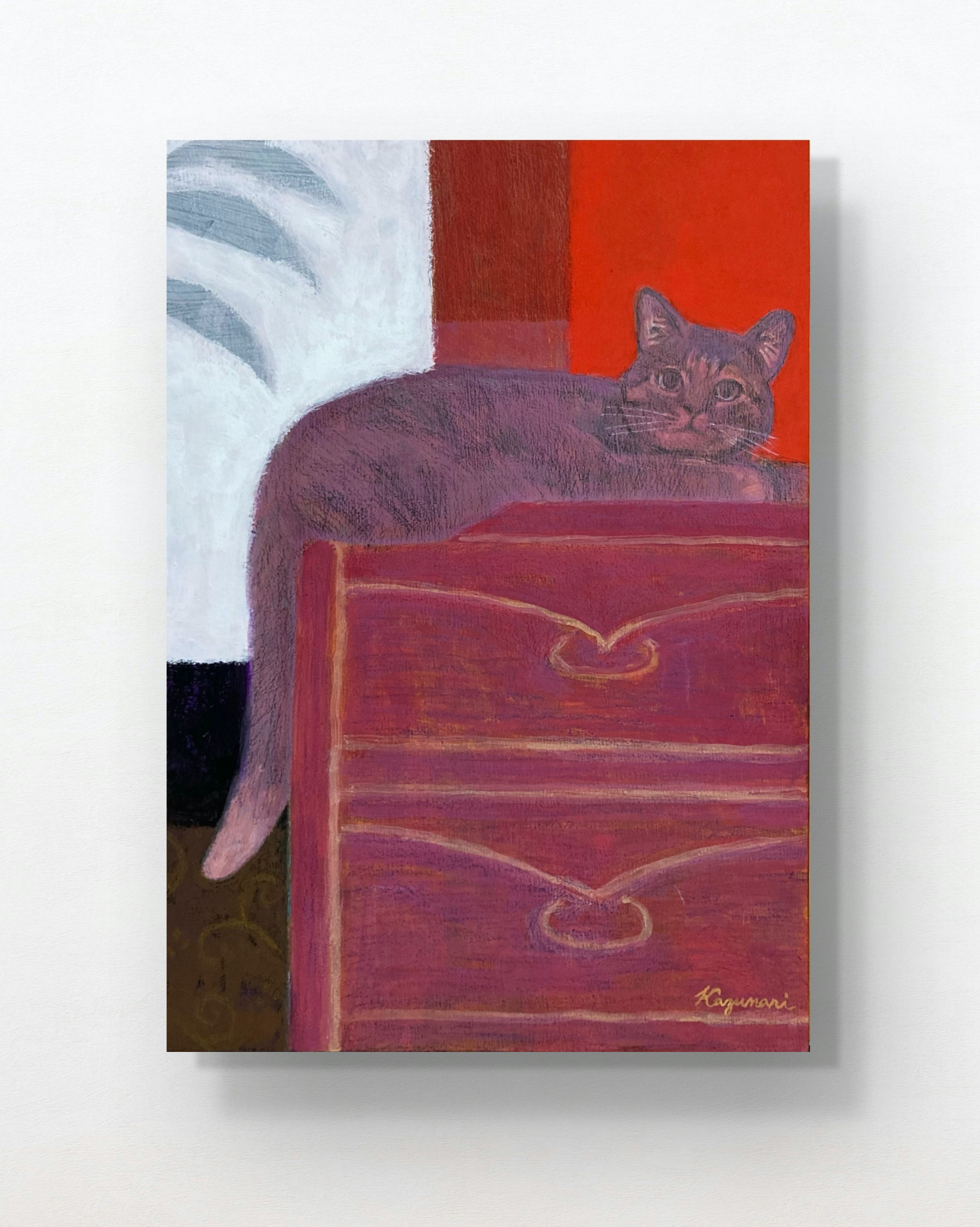 ネコノエ3 アクリル画