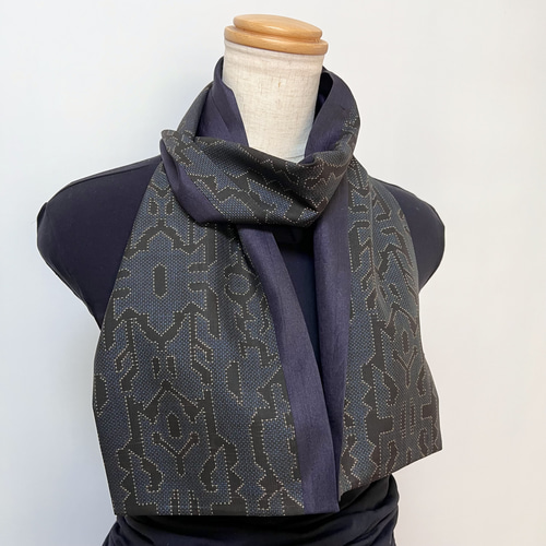 本場久米島紬　着物リメイク　ストール 本場久米島紬 着物リメイク ストール - メルカリ