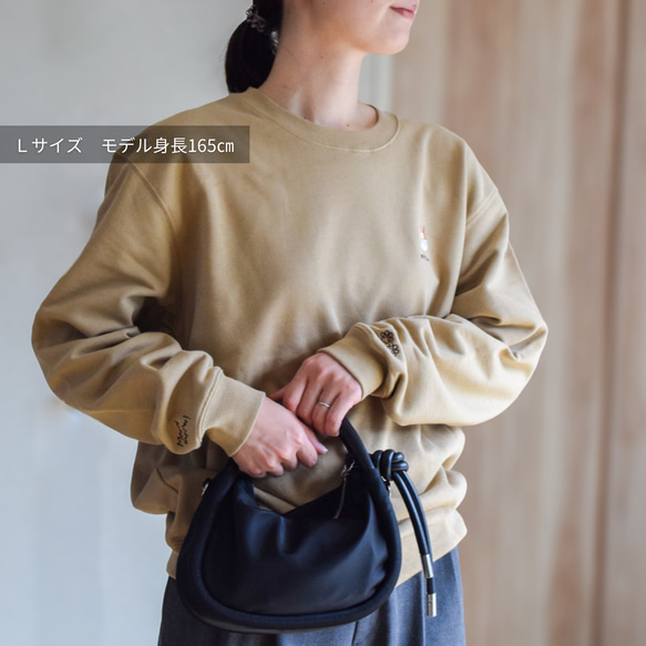 選べる猫29種！ワンポイント刺繍スウェット 名入れ可《選べる３色》親子 うちの子 長袖 トレーナー ねこ 15枚目の画像