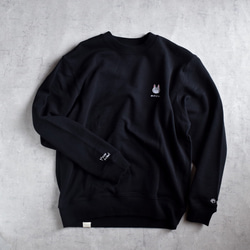 選べる猫29種！ワンポイント刺繍スウェット 名入れ可《選べる３色》親子 うちの子 長袖 トレーナー ねこ 18枚目の画像