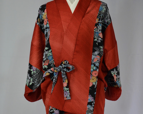 【聖Jin苑】作家もの・小紋・単衣（グラデーション➕竹） 聖Jin苑】作家もの・小紋・単衣（グラデーション➕竹）