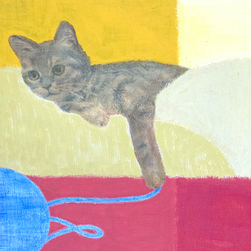 大特価 ネコノエ2 アクリル画 絵画