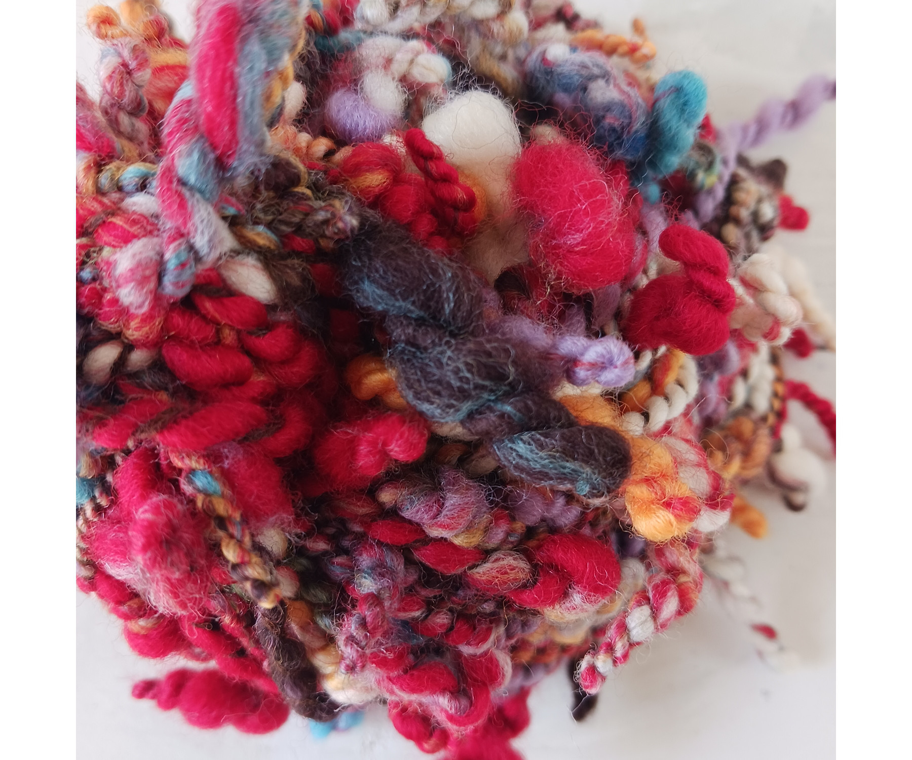 アートヤーン(324) 約57g 2280円 アートヤーン ツイスト 手紡ぎ（品番324） 毛糸 四つ実 通販 18365062